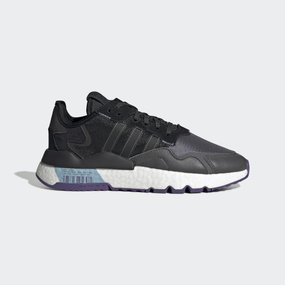 Adidas Men's Nite Jogger Originals Shoes Purple/Black/Grey Ireland FV4135